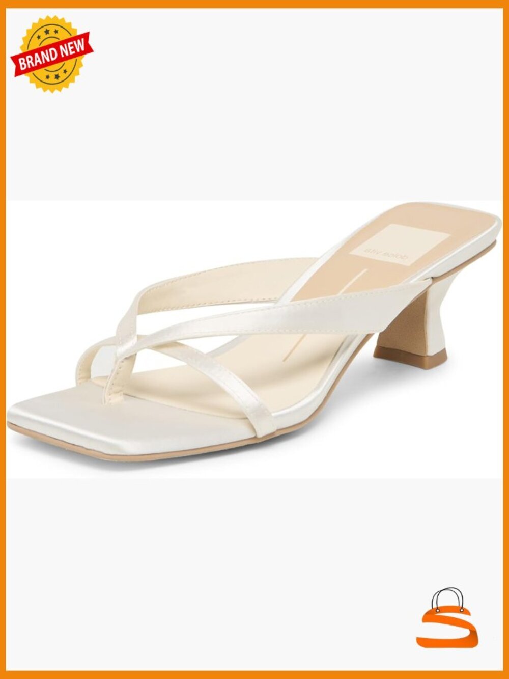 Slingback Kitten Heel Sandals Open Toe Satin